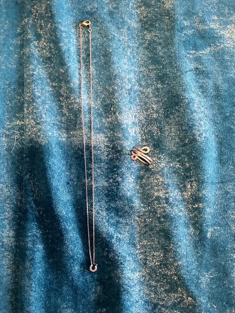 Copper Jewelry Set - Necklace and Ring
